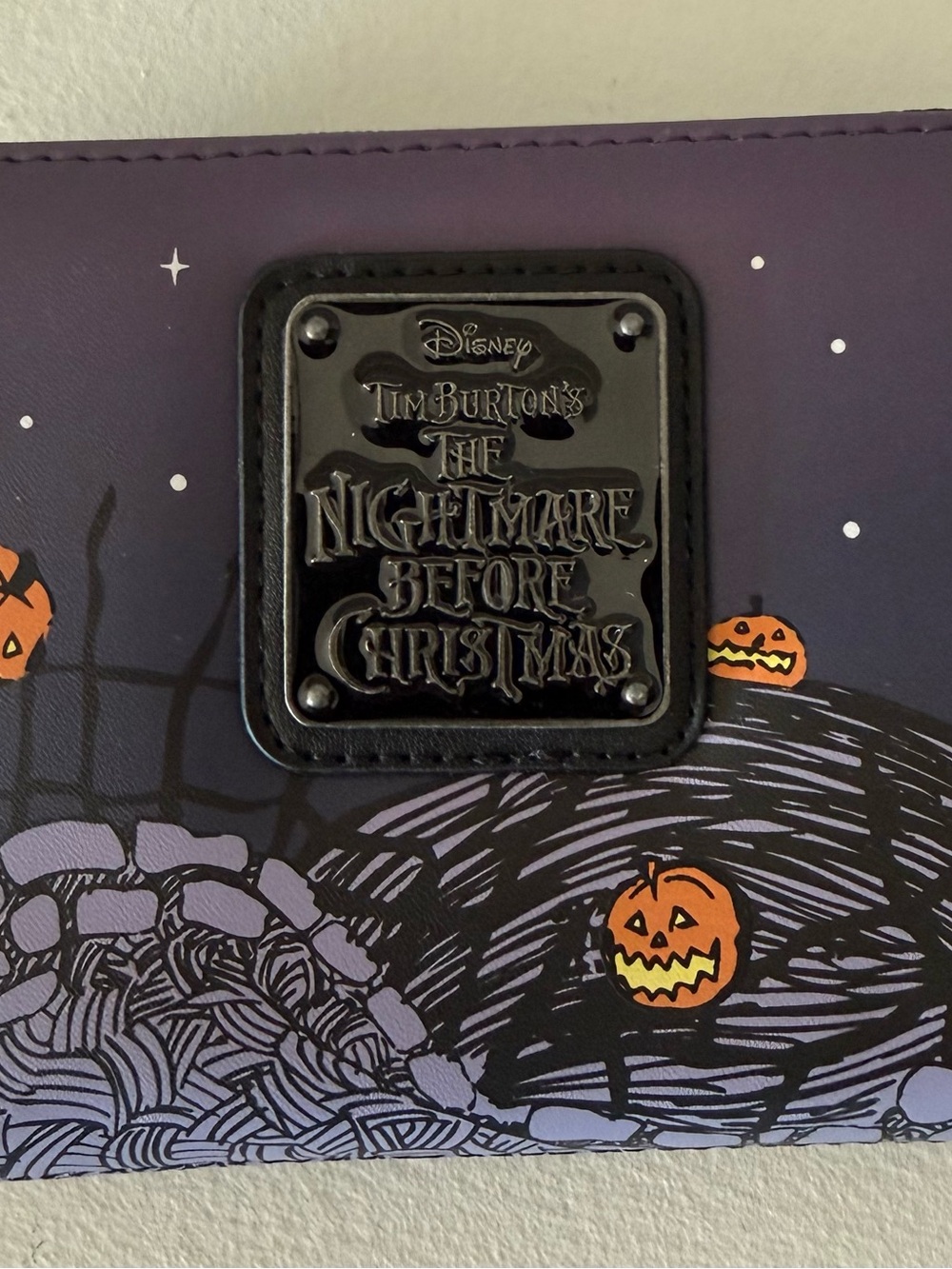 Loungefly The Nightmare Before Christmas Lock, Shock, & Barrel glows Wallet NWT
